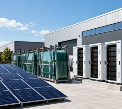 Solar Panels Glass Storage & Battery Storage Solutions in India