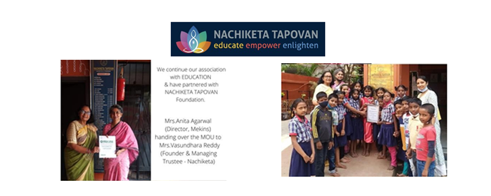 Mekins partners with Nachiketa Tapovan Foundation for school dress drive in Chennai