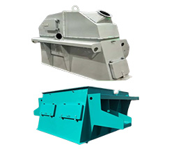 Cement conveyor and bucket elevator components for industrial machinery