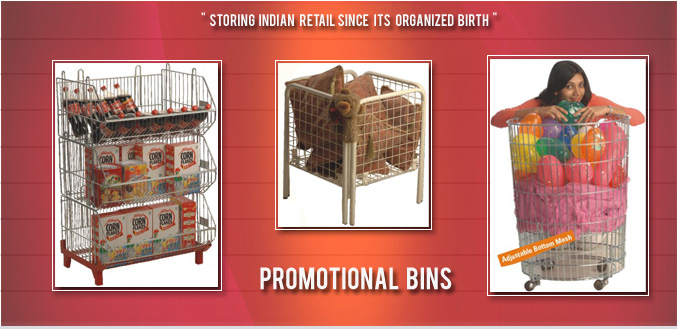 Promotional Bins for Shopping Mall - Image